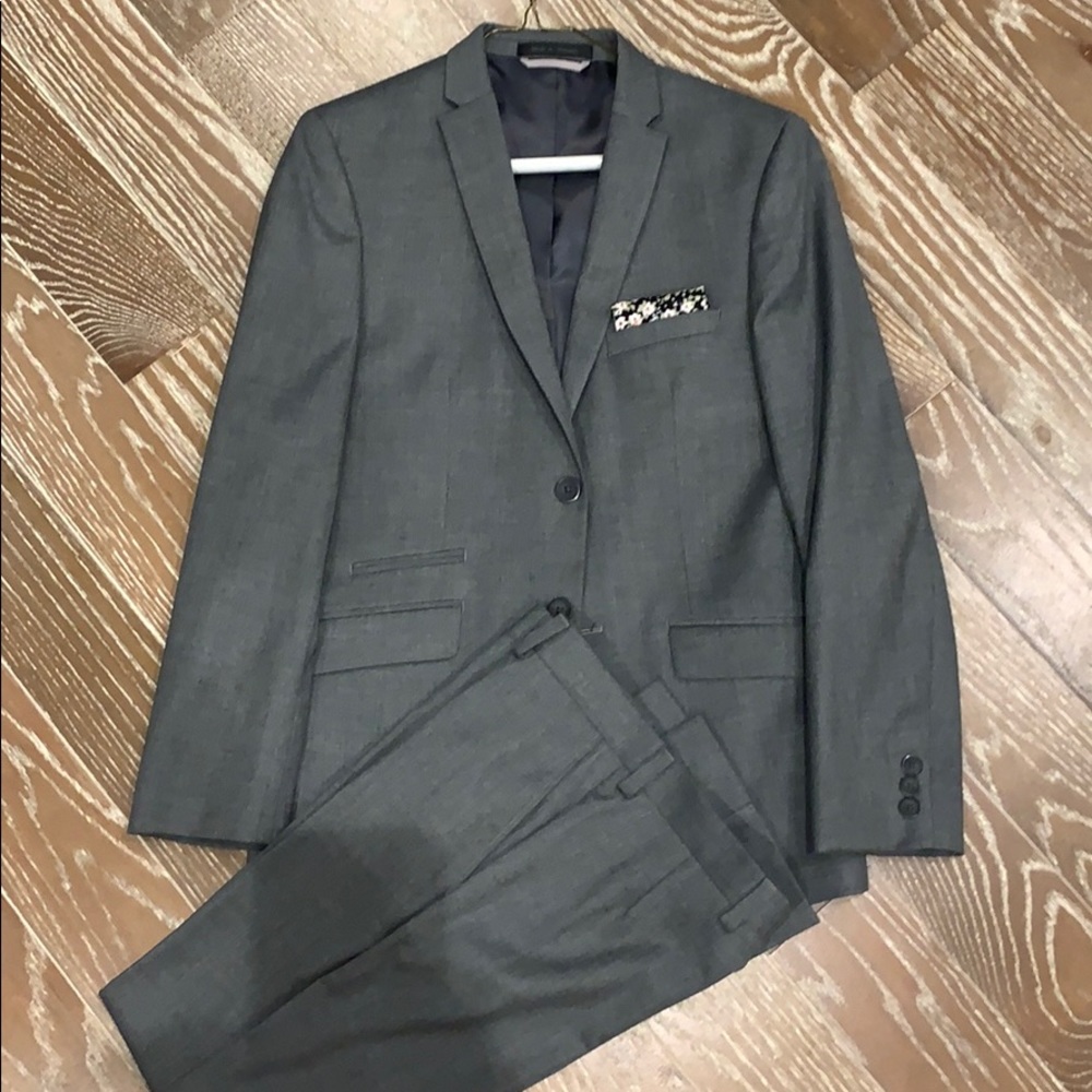 Boys Gray Dress Suit - Pants and Jacket / blazer